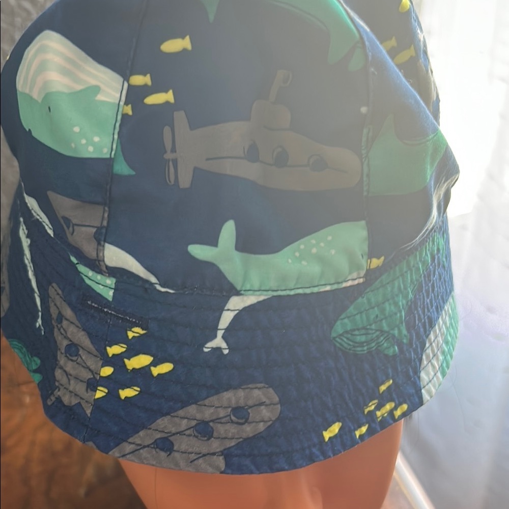 Carter's Blue Whale and Submarine Kids Hat